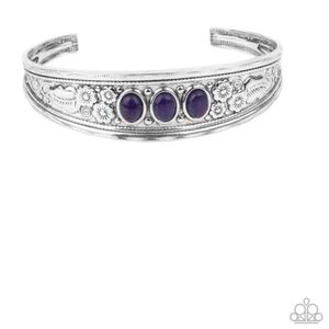Flower Patch Picnic Purple Bracelet Western Fashion Jewelry Paparazzi